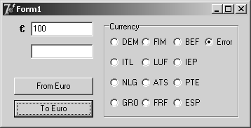 Delphi 7 TEuro test programma